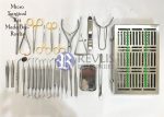 33 PCS ADVANCED DENTAL INSTRUMENTS IMPLANT ORAL SURGERY KIT IMPLANTOLOGY SCALPLES AND BLADEAS MOUTH MIRROR PROBE AND EXPLORER - Image 2