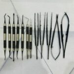 Dental Instruments Micro Periodontal Surgery Kit Needle Holder Scissor Suture Forceps - Image 3