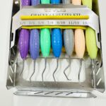 GRACEY CURETTES SET OF 7 DENTAL INSTRUMENTS SILICONE HANDLE - Image 2