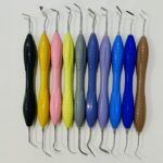 GRACEY CURETTES SET OF 7 DENTAL INSTRUMENTS SILICONE HANDLE - Image 4