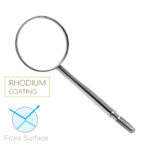 #3 Mouth Mirror Rhodium Coated 12/pk