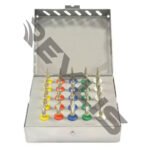 Dental Implant Conical Drills Kit with Stopper External Guide Drills 25 pieces